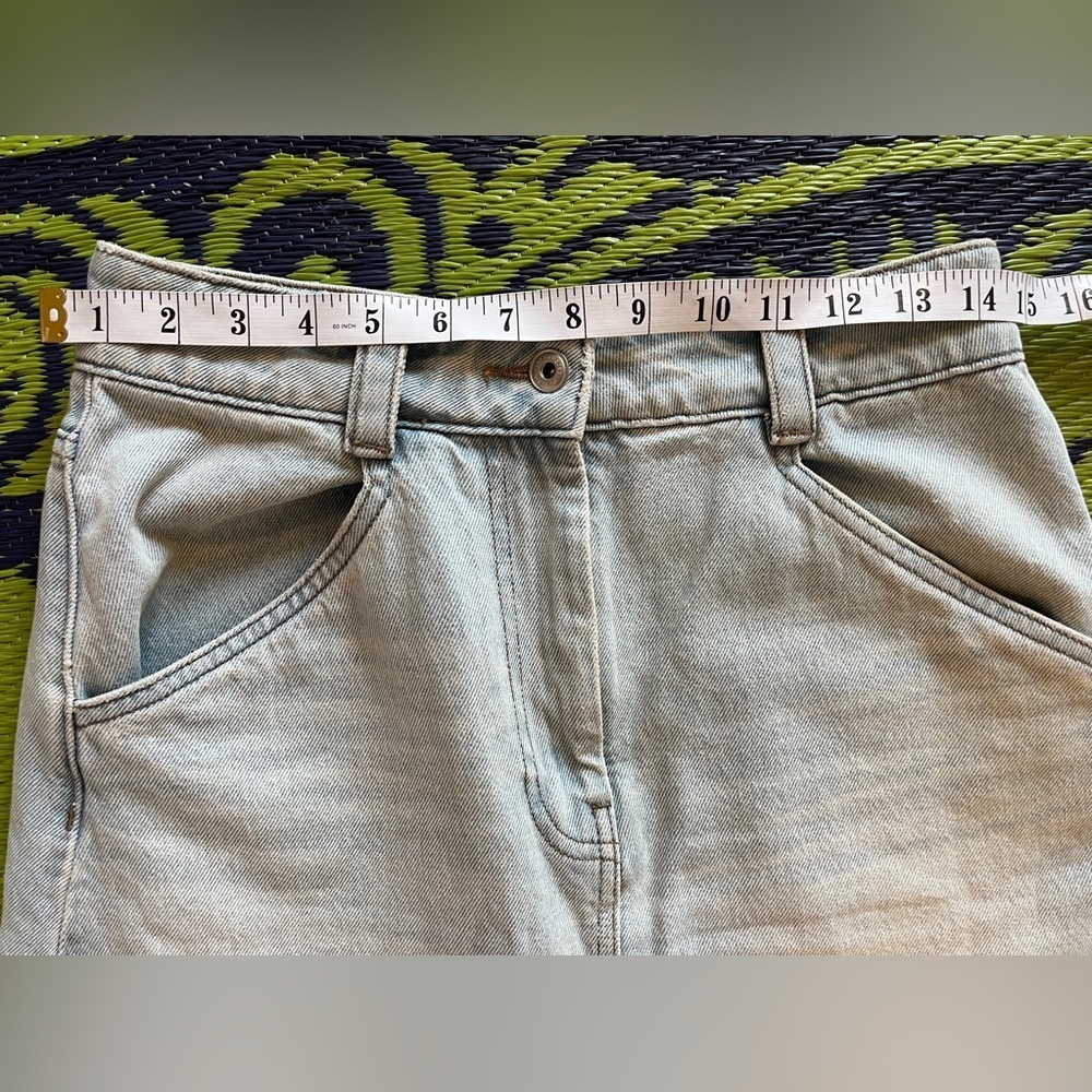 Light Wash Denim Maxi Skirt - Picture 11 of 11
